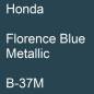 Preview: Honda, Florence Blue Metallic, B-37M.